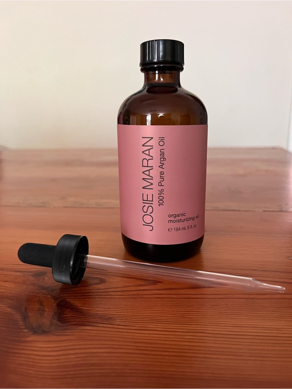 JOSIE MARAN 100% Pure Argan Oil Bottle 6 fl. oz. with Dropper